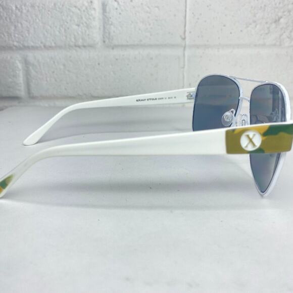 Exalt‎ Cycle Rueda C1 Eyeglasses Frames White Square Vintage Rare 59-13 H1358 main image 5